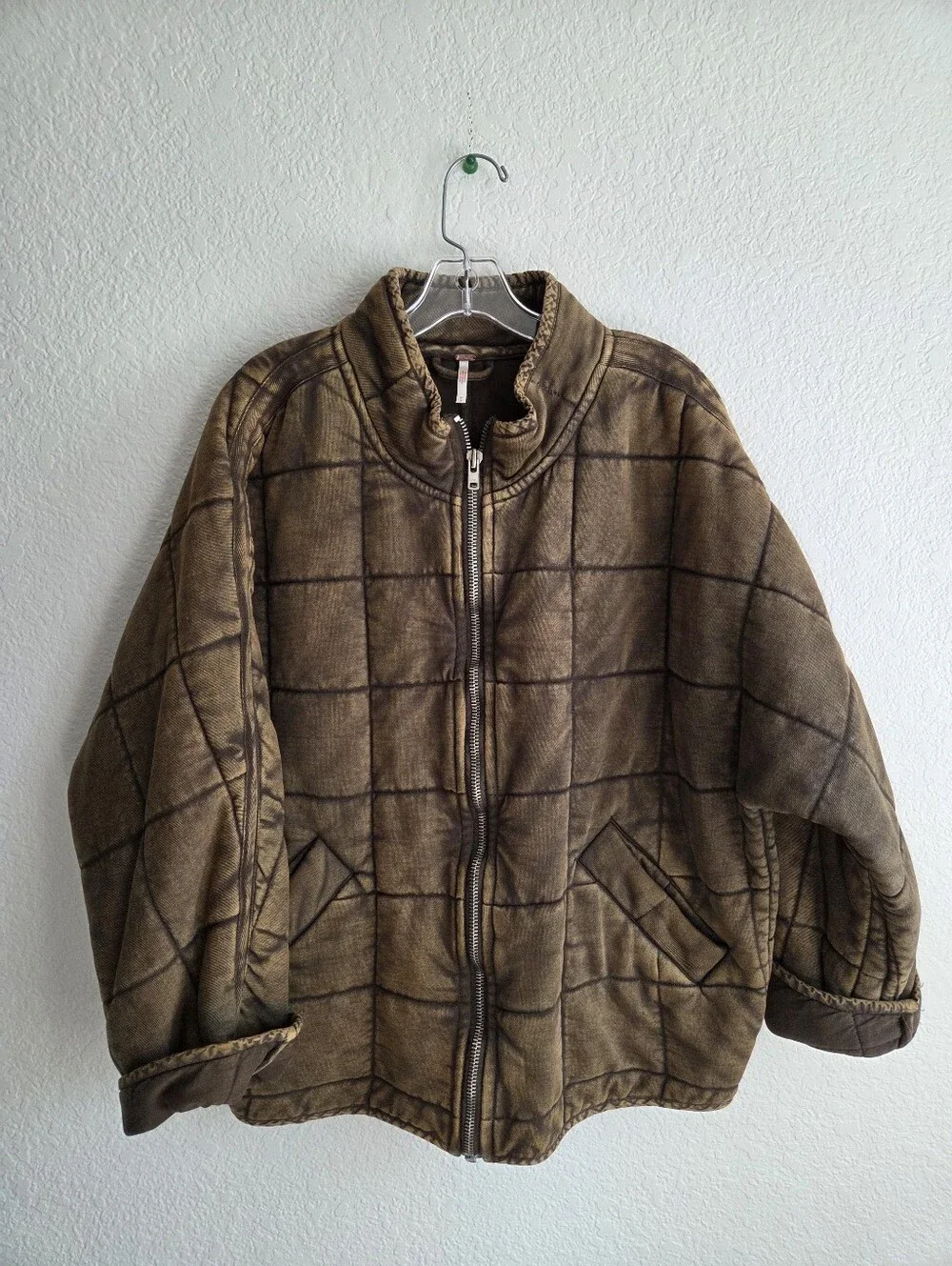 Free People Dolman Knit Quilted Jacket